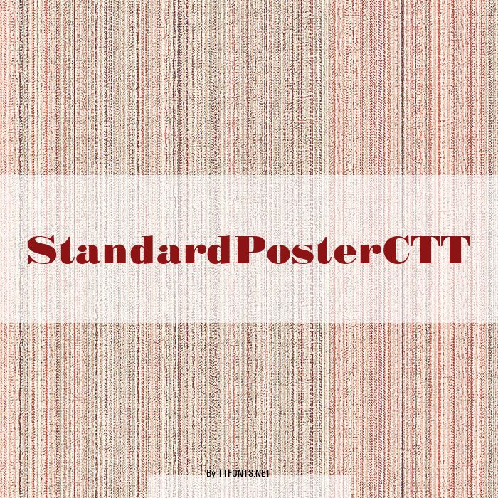 StandardPosterCTT example